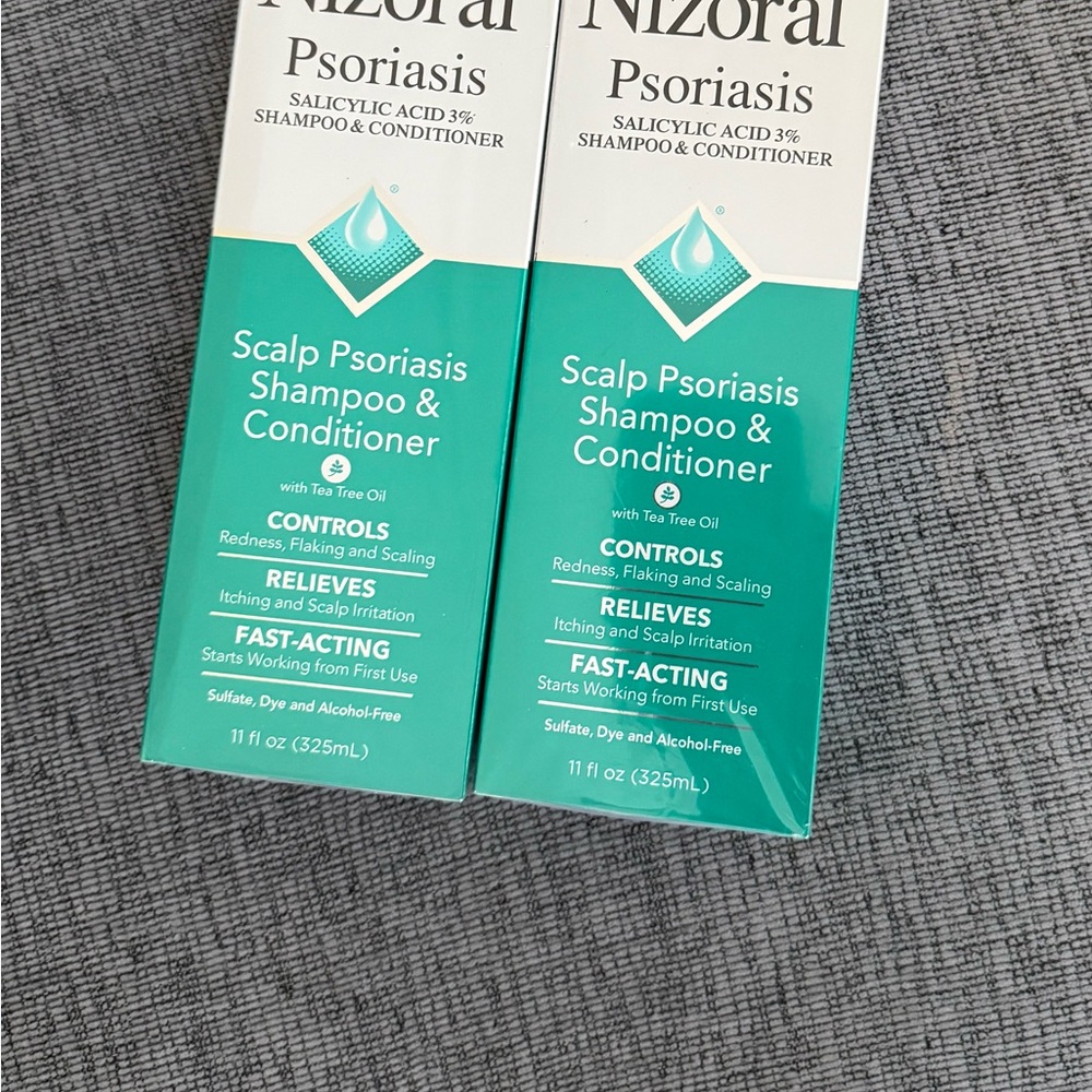 Nizoral Scalp Psoriasis Shampoo & Conditioner, All Hair Types, 11 oz
Bundle